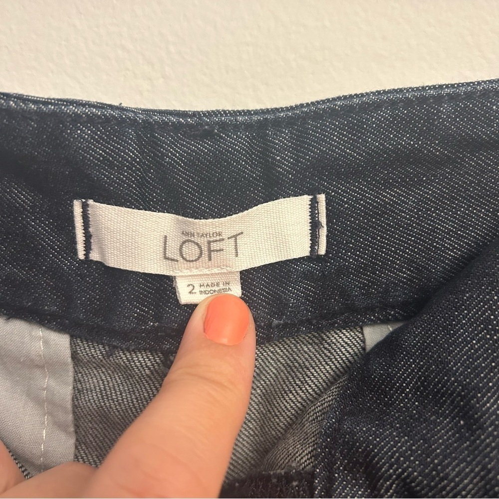 LOFT Riviera Short Blue Denim Size 2 - Picture 5 of 11